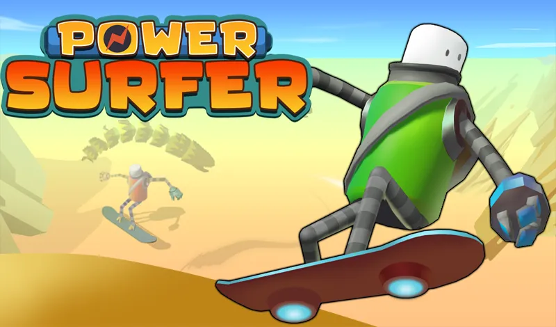 Power Surfer - hot, new game cover image